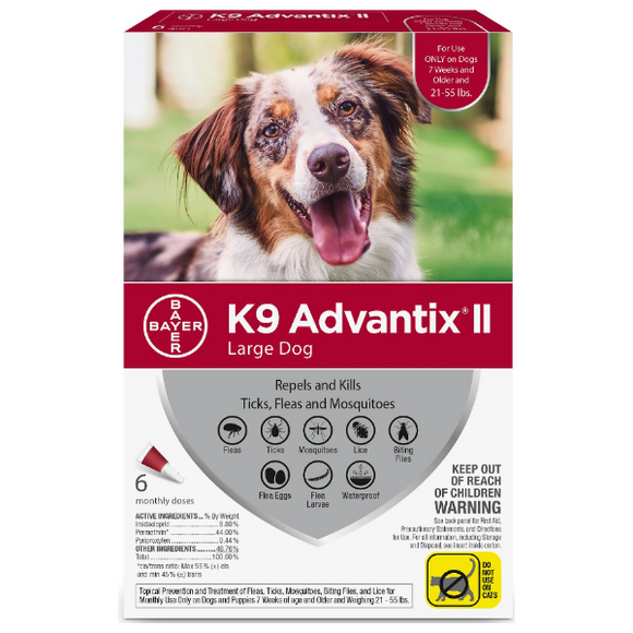 Advantix ii large dog 6 pack best sale