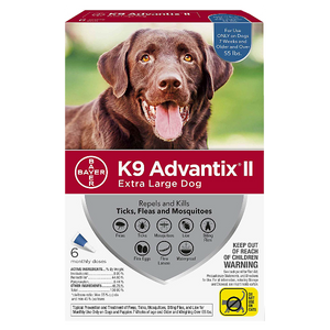 K9 Advantix II X‐Large over 55 lbs. 6 Pack