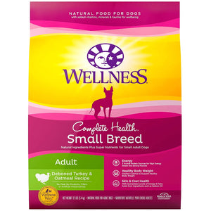 Wellness Small Breed Complete Health Adult Recipe Dry Dog Food, 12-lb