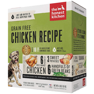 The Honest Kitchen Grain-Free Chicken Recipe Dehydrated Dog Food, 4-lb Box, Makes 16-lb of Food