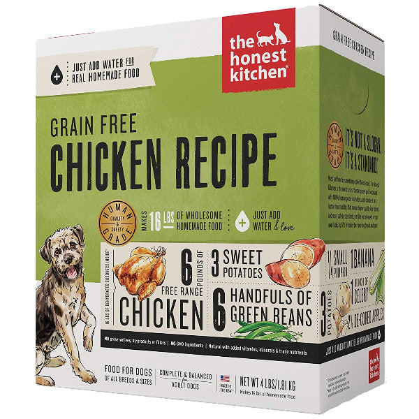 The Honest Kitchen Grain Free Chicken Recipe Dehydrated Dog Food 4 lb Pet Pro World