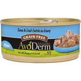 AvoDerm Natural Grain-Free Tuna & Crab Entree in Gravy Canned Cat Food, 5-oz