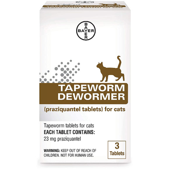 Bayer Tapeworm Cat De-Wormer, 3-count