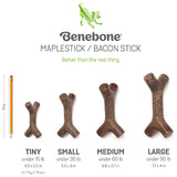 Benebone Maplestick Tough Dog Chew Toy, Large