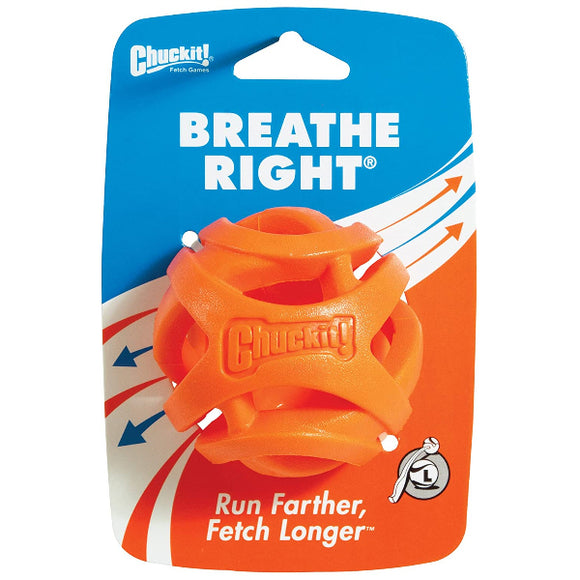 Chuckit! Breathe Right Fetch Ball Dog Toy, Large
