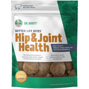 Dr. Marty's Better Life Bite Hip & Joint Health Freeze-Dried Dog Treats, 3.5-oz