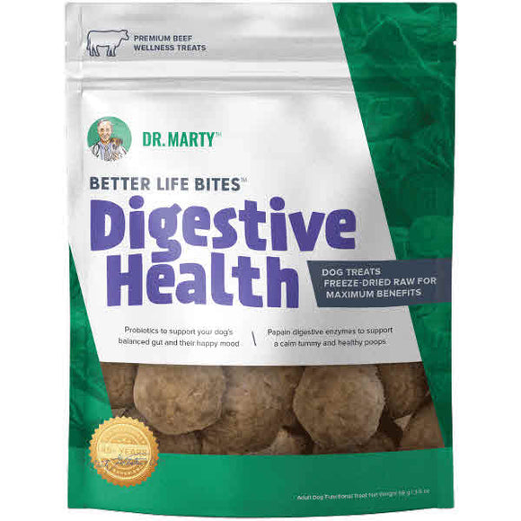 Dr. Marty's Better Life Bites Digestive Health Freeze-Dried Dog Treats, 3.5-oz