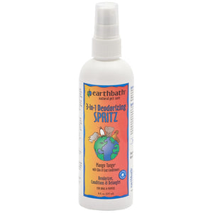 Earthbath 3-in-1 Mango Tango Deodorizing Spritz for Dogs, 8-oz