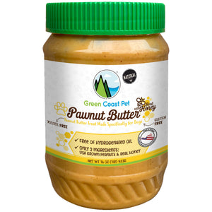 Green Coast Pet Pawnut Butter with Real Honey, 16-oz