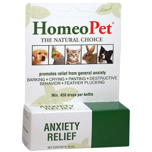 HomeoPet Anxiety Relief Pet Supplement, 15-mL
