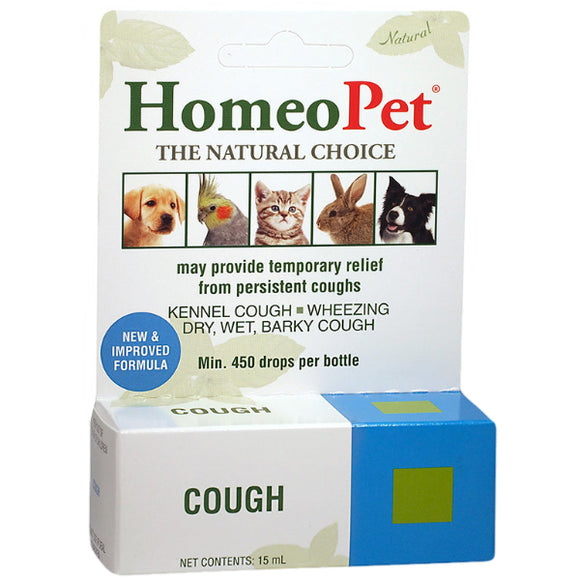 HomeoPet Cough Pet Supplement, 15-mL