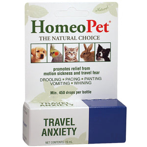 HomeoPet Travel Anxiety Pet Supplement, 15-mL