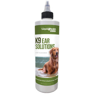 Liquid Health Pets K9 Ear Solutions Dog Ear Cleaner, 12-oz