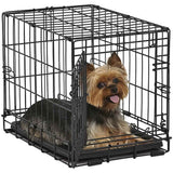 MidWest Contour Dog Crate Single Door, 18-in