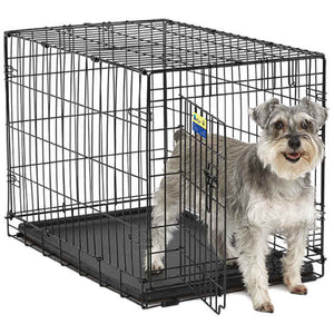 MidWest Contour Dog Crate Single Door, 30-in