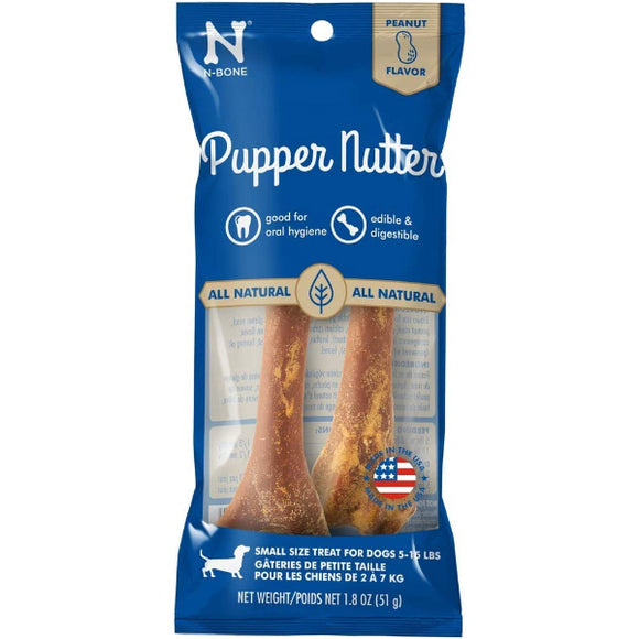 N-Bone Pupper Nutter Dog Treat, Small, 2 Pack