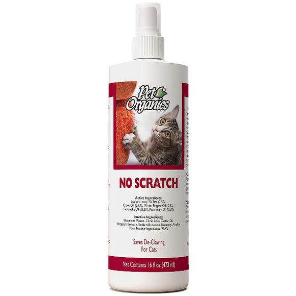 NaturVet Pet Organics No Scratch for Cats, 16-oz Bottle
