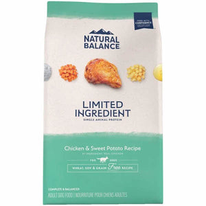 Natural Balance L.I.D. Chicken & Sweet Potato Formula Grain-Free Dry Dog Food, 24-lb