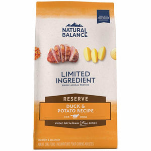 Natural Balance L.I.D. Duck & Potato Formula Grain-Free Dry Dog Food, 12-lb