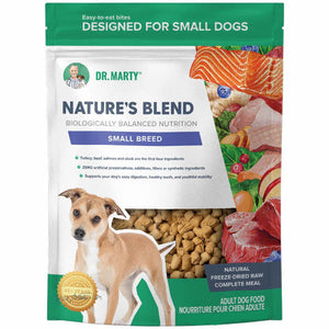 Dr. Marty's Nature’s Blend Essential Wellness Premium Small Breed Freeze-Dried Raw Dog Food, 6-oz