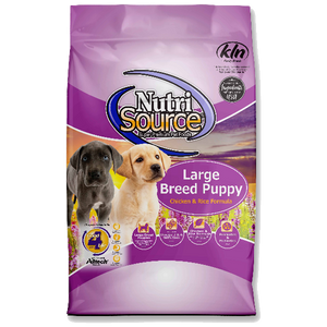 NutriSource Dog Dry Puppy Large Breed Chicken & Rice, 15-lb