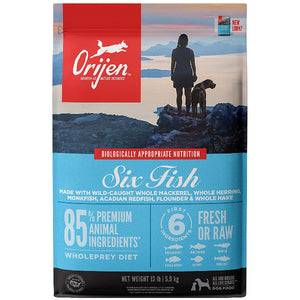 Orijen Six Fish Dry Dog Food, 13-lb