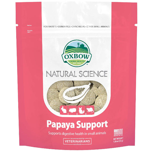 Oxbow Natural Science Papaya Support Digestive Health Small Animal Supplement, 1.16-oz