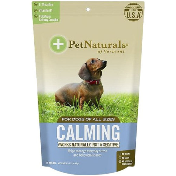 Pet Naturals Calming Dog Chews, 30 Count