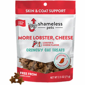 Shameless Pets More Lobster & Cheese Crunchy Cat Treats, 2.5-oz