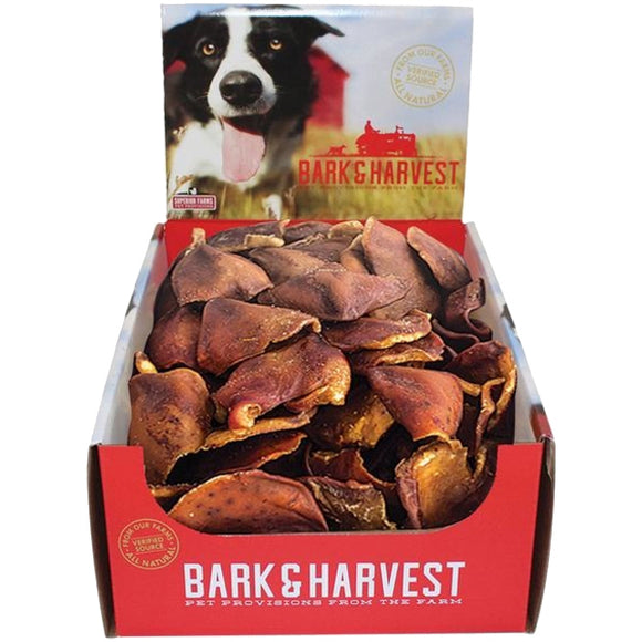 Superior Farms Bark & Harvest Pork Chin Natural Dog Treat, 10 Chews