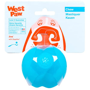 West Paw Zogoflex Jive Tough Ball Dog Toy, Large