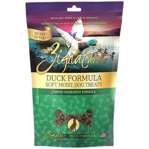 Zignature Duck Formula Soft Moist Dog Treats, 4-oz
