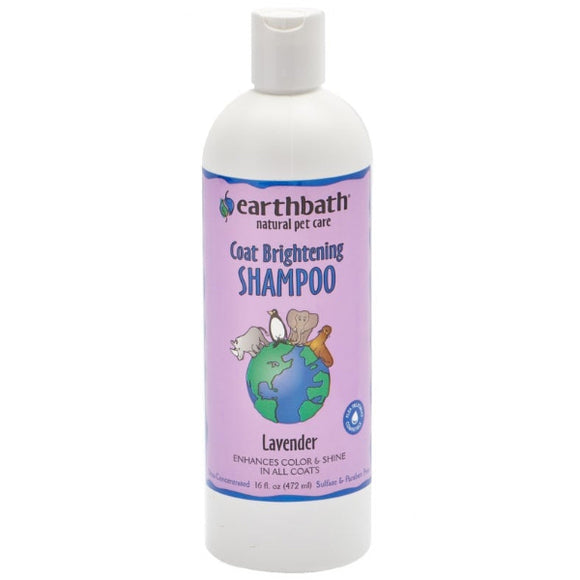 Earthbath Light Color Coat Brightening Lavender Pet Shampoo, 16-oz